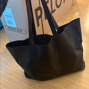 Everlane leather Black Tote Bag